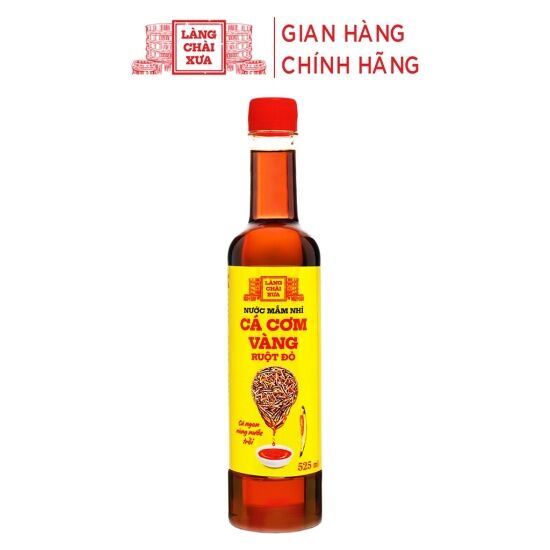 Thùng 6 chai nước mắm nhỉ cá cơm vàng ruột đỏ làng chài xưa 525ml chai cá - ảnh sản phẩm 5