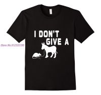 I DonT Give A Rat Ass T Shirt Gift Funny Donkey, Mouse Tee Good Quality Cotton Shirt Summer Style Cool T-Shirts 3020Q