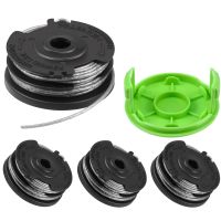 Dual Line String Trimmer Replacement Spool for Greenworks 2900719,20Ft 0.065Inch (4 Spool + 1 Cap)