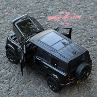 Bburago 1:25 Land Rover Defender Black Alloy Luxury Vehicle Diecast Cars Model Toy Collection Gift Birthday Present