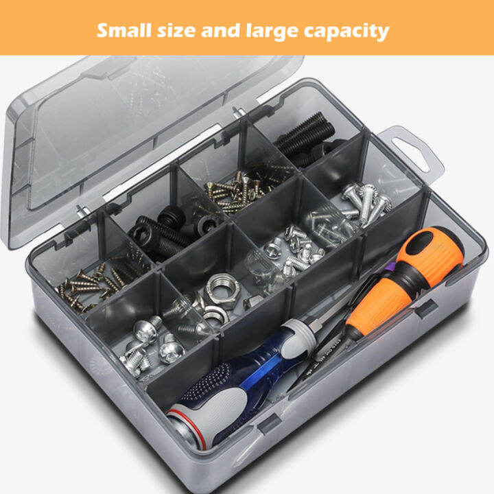 multi-grid-storage-screw-box-การจัดหมวดหมู่เครื่องมือส่วนประกอบอิเล็กทรอนิกส์สว่านอุปกรณ์เสริม-lattice-storage-box