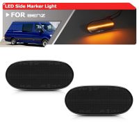 Smoked Lens Amber Led Side Marker Indicator Lights Turn Signal For Benz W906 Sprinter 2006 2018 For VW Crafter 2E 2F 2006 2016