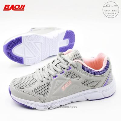 BAOJI รองเท้าวิ่ง รองเท้าผ้าใบหญิง รุ่น BJW465 สีเทา ไซส์ 37-41