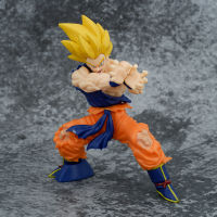 15.5ซม. อะนิเมะรูป Battle Damage Shockwave Goku Manga รูปปั้น PVC Action Figurine Collection ของเล่น Xmas ของขวัญ