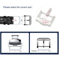 ：》《{ 3Mm Watch Buckle 18Mm Stainless Steel Button Watchbands Strap Clasp Thickened Brushed Silver Black  Rose Watches Accessories