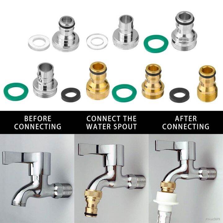 Faucet Tap Connector Kitchen Aerator Adapter Water Saving Adaptor Tap