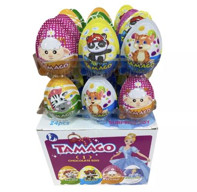 👧🏻 Girl Tamago Chocolate Egg Surprise Toy 24pcs ของเล่นเซอร์ไพรส์ไข่ช็อกโกแลตทามาโกะ
