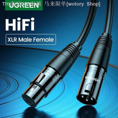 【CW】☏▼  Ugreen Cable Karaoke Microphone Sound Plug Extension Mikrofon for Audio Mixer Amplifiers Cord