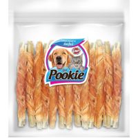 GOD ขนมสุนัข pookie snack ไก่พันหนังเกลียว เป็นขนมสำหรับสุนัขตัวโปรดของคุณเพื่อการทำกิจกรรมร่วมกั ขนมหมา  ขนมสัตว์เลี้ยง