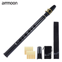 Ammoon Mini Pocket Sax Sax ABS พร้อม Alto Mouthpieces 10Pcs Reed กระเป๋าถือ Woodwind Instrument เครื่องดนตรี