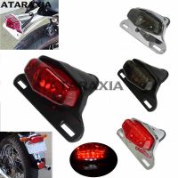 Motorcycle LED Tailight For Honda Triumph Bonneville BSA Norton Scrambler Lucas bike Tail Light Rear Light License Plate Light