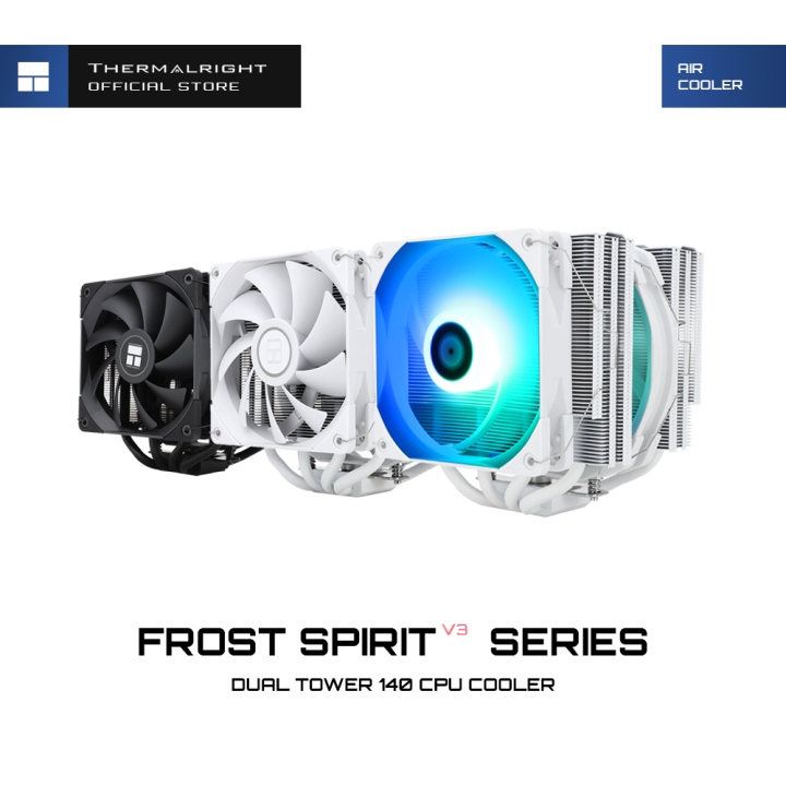Thermalright Frost Spirit 140 V3 Series Dual Tower 140 CPU Cooler ...
