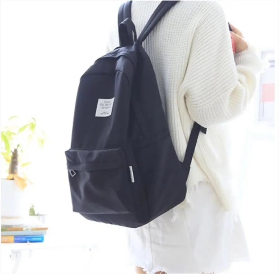 Tas Ransel Wanita Tas Sekolah Tas Kuliah Kantor Backpack Korea Kekinian  Trendy - 213