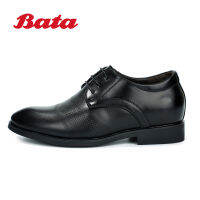 Bata รองเท้าหนังที่สะดวกสบายเหมาะสำหรับการสวมใส่ในทุกฤดูกาลรองเท้าสายหนังพียูลำลองธุรกิจของผู้ชาย