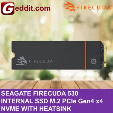  Seagate FireCuda 530 1TB M.2 PCIe Gen4 NVMe SSD - 7300 MB/s,  PS5 Compatible, 1275 TBW, 3yr Rescue : Electronics