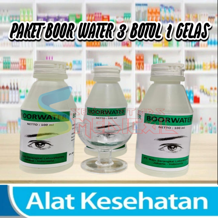 Boorwater Boor Water Obat Kompres Pencuci Mata Sterile Cairan Cuci