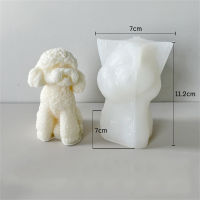 3D Soap Dog Silicone Home Cute Ice Resin Cube Making Plaster Decor Candle Scented Teddy