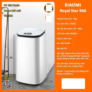 Tủ sấy quần áo Kidosu KD-CD26 công suất 1200W khối lượng sấy 15kg Befoyo