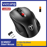 VicTsing Chuột không dây MM057 2.4G có đầu thu USB 5 cấp độ có thể điều thumbnail
