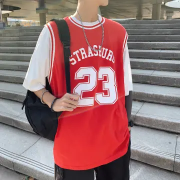 TOFASHIONS Basketball Shirt Women Vest Oversize Sportswear Korean