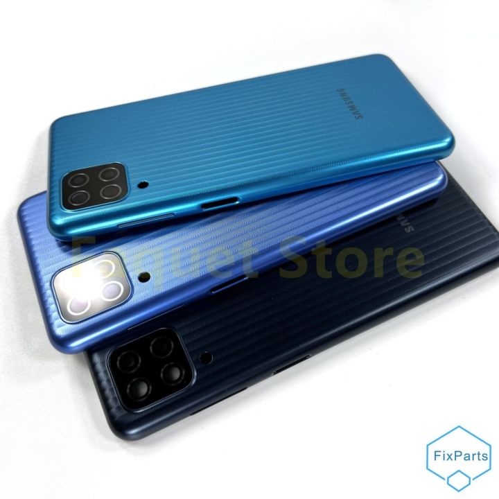 for-samsung-galaxy-m11-m115-m12-m127-phone-case-housing-frame-back-cover-rear-door-camera-lens-side-buttons-chassis