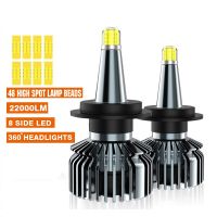 H11 LED 22000LM Car Headlight Bulb H1 H7 H8 H3 9005 HB3 9006 HB4 9012 HIR2 D1S D2S 360º 6000K Auto Fog Light 12V Lamp Bulbs  LEDs  HIDs