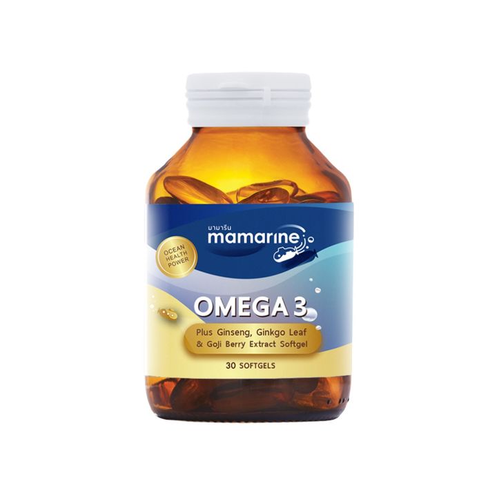 mamarine-senior-omega3-plus-ginseng-30-แคปซูล-มามารีนซีเนียร์-มามารีน-โอเมก้า3-dha
