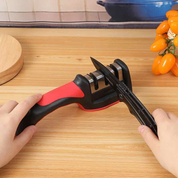 Nexa Professional 3-stage Knife Sharpener Manual Kitchen Knife 