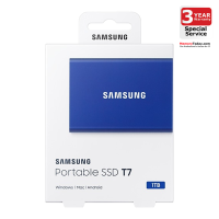 SAMSUNG Portable SSD T7 1TB Blue (MU-PC1T0H/WW)