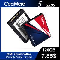 CeaMere SSD 2.5 128GB 256GB 512GB 1TB สำหรับแล็ปท็อปเดสก์ท็อป Solid State Drive Sata3 120GB 240GB 480GB 960GB 2T