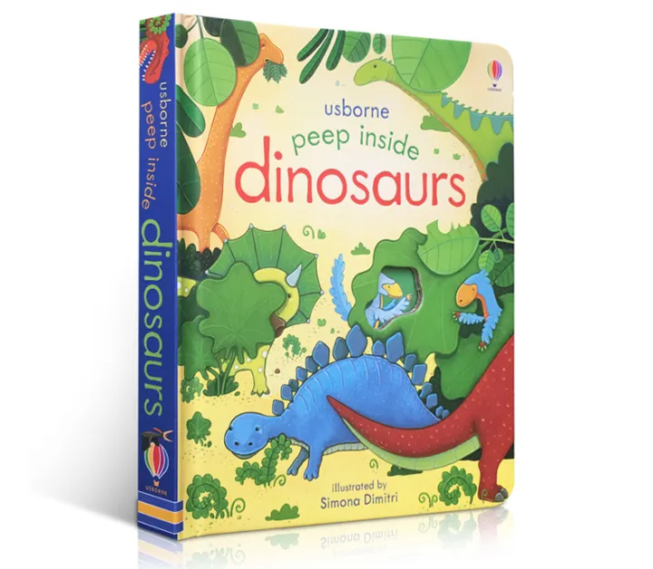 Usborne Peep Inside Dinosaurs Enlightenment Early Education Cognitive ...