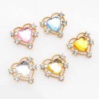 【CC】▨♧๑  Fashionable New 10pcs Gold Small Jewelry Diy Accessories Wedding Rhinestone Sewing Decoration