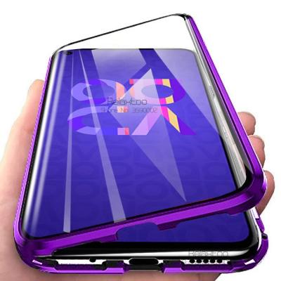 「Enjoy electronic」 Magnetic case For huawei nova 5t 5 t t5 yal l21 Double Sided glass phone cover honor 20 pro case nova5T Metal Adsorption fundas