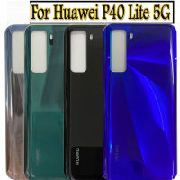 สำหรับ Huawei P40 Lite 5G ฝาหลังกระจกด้านหลังฝาครอบด้านหลังประตูสำหรับ Huawei Nova 7 Se Nova7 Se ฝาหลัง