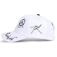 And White Color Matching Pentagram Graffiti Baseball Cap Student Young Men And Women The Spring Summer Sun Hat Cap