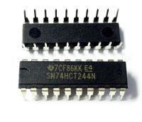 2 PCS SN74HCT244N 74HCT244 Octal บัฟเฟอร์/line driver; 3 - State 20 PIN DIP