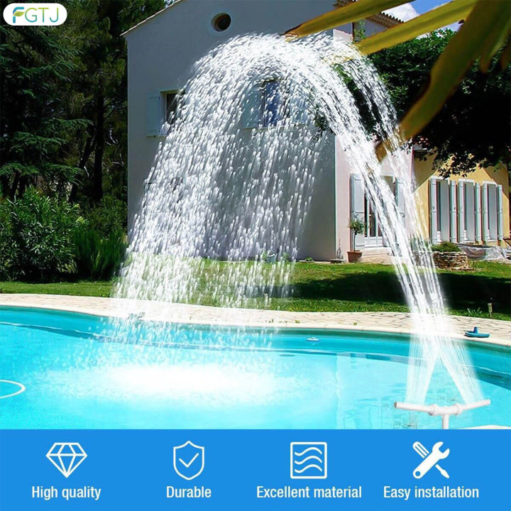 fgtj-น้ำพุสระว่ายน้ำน้ำตกพรมน้ำตกระบายความร้อนอุปกรณ์เติมอากาศสำหรับว่ายน้ำสปา