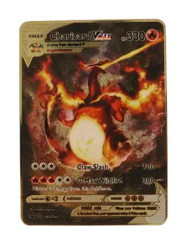 2023 new 10000 Arceus Vmax Gx gold pocket monster card Spanish iron metal  Pokmo Letters children's gift game collection card