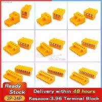 ☃❐☍ Keszoox 3.96mm Orange Phoenix Connector Terminal 2/3/4/5/6/7/8/9/10/12/16/20/24Pin Block PCB Screw Plug Header Socket Degson