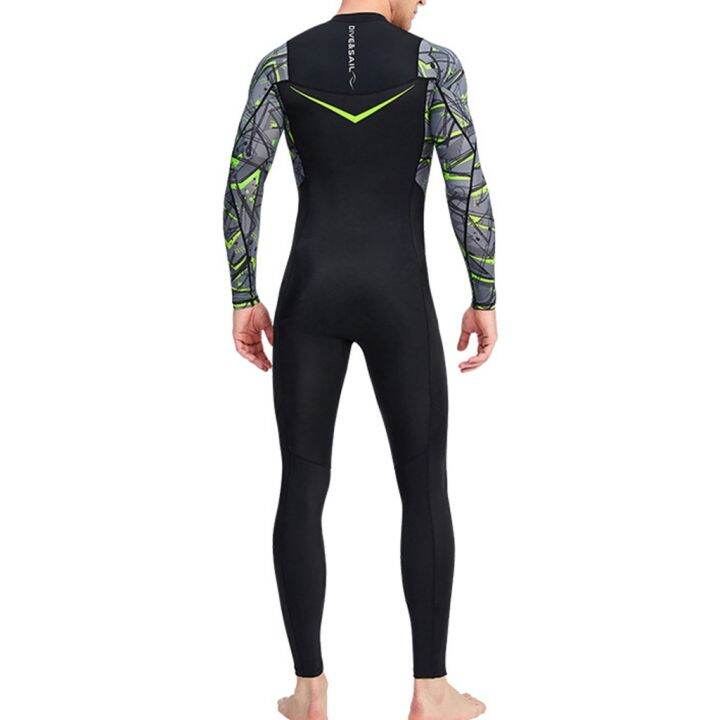 men-scuba-wetsuit-front-zip-diving-rash-guards-surfing-swimming-scuba