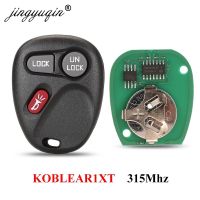 รีโมทรถยนต์ Koblear1xt Jingyuqin สำหรับเชฟโรเลตซิลเวอร์ราโดชานเมือง S10 Tahoe Fit Gmc Yukon Sierra 315Mhz 3กุญแจรถยนต์ปุ่มกด Fob