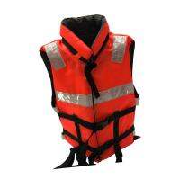 Orange Kayak Life Jacket Swimming Vest for Men Ladies Back Double Webbing  Life Jackets