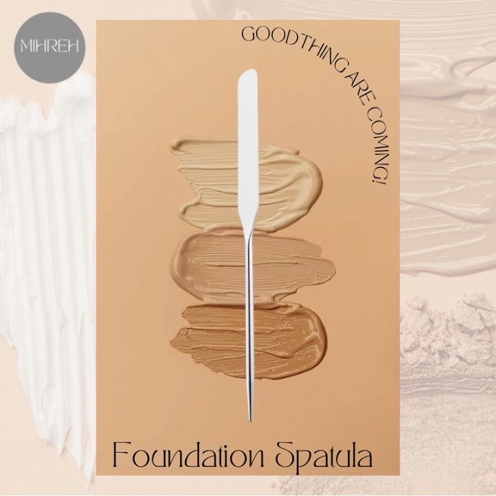 พร้อมส่ง-foundation-spatula-ไม้พายลงรองพื้น-นวัตกรรมใหม่ของการลงรองพื้น-แบบช่างแต่งหน้าเกาหลี