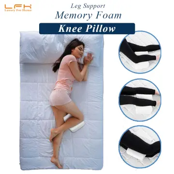 1 Pc Leg Pillow & Knee Pillow, Memory Foam Sleeping Leg Cushion, Relief For  Sciatica, Back, Hips, Knees, Joints Pain, Removable & Washable Pregnancy Pillow  Case