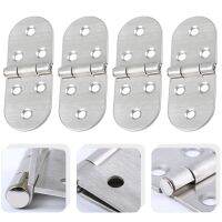 4 Pcs Flap Hinge Sewing Machine Table Furniture Computer Desk Hinges Cabinet Doors Folding Stainless Steel Butler Tray Bracket