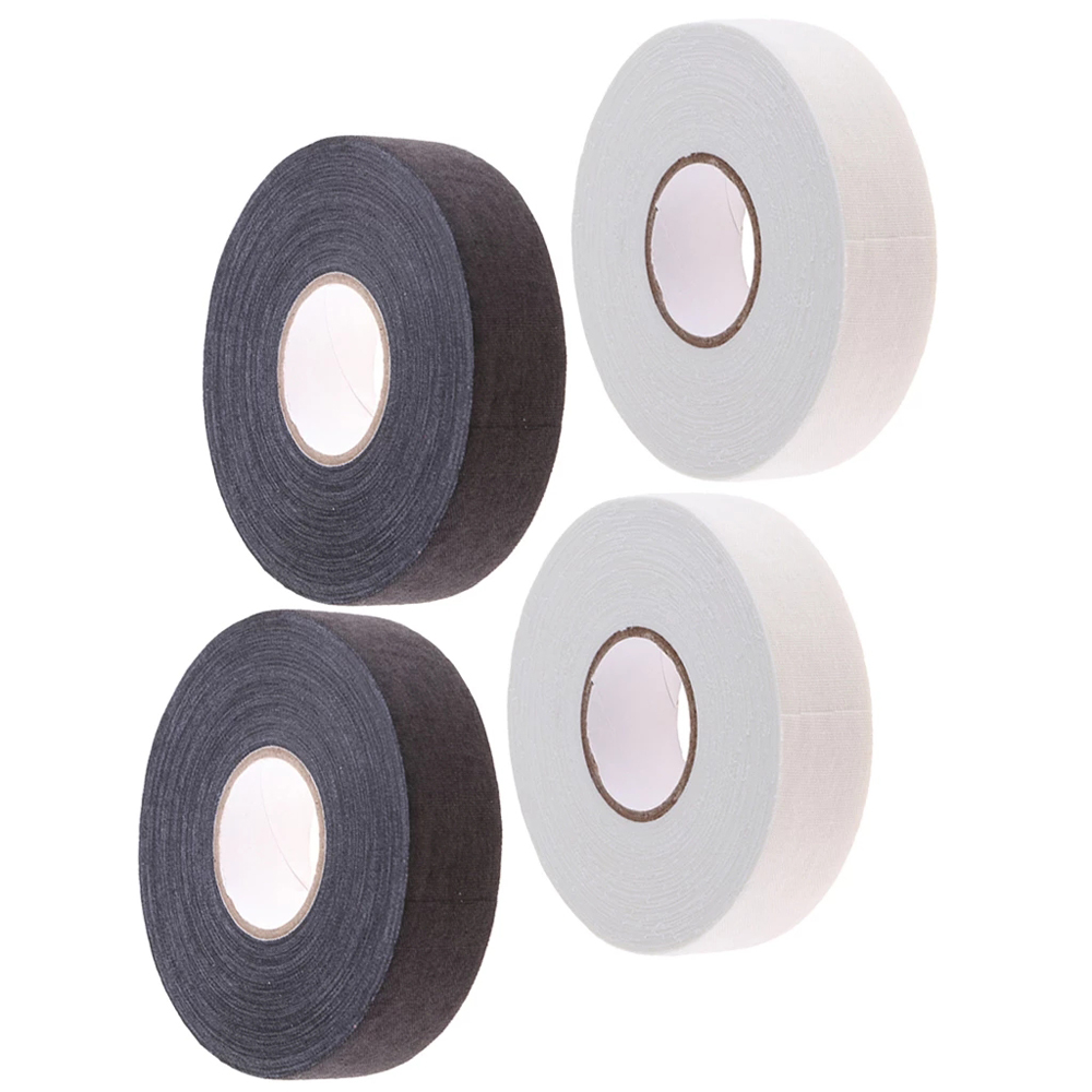2 Rolls of Yellow Cloth Hockey Stick Tape Pro Quality 1" X 25m 