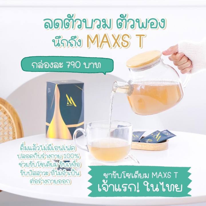 ชาขับโซเดียมเจ้าแรกในไทย-ชาลดโซเดียม-maxst-พร้อมส่ง