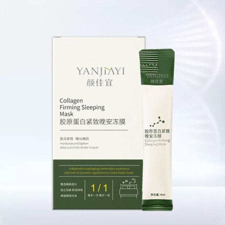 Collagen Firming Sleeping Mask 4ml x 20 40pcs Moisturizing Daily Skin