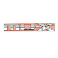 โลโก้ Logo ท้าย MU-X แท้ จำนวน 1ชิ้น สีโครเมียม 3x19cm. Isuzu mu-x อีซูซุ มิวเอ๊กซ์ 4ประตู 2014 2015 2016 2017 2018 มิวเอ็ก Mu x สินค้าราคาถูก คุณภาพดี Rear Logo Emblem Decal Genuine