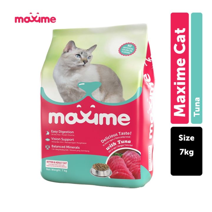 Maxime Dry Cat Food Kitten & Adult - Tuna Flavor 7kg | Lazada PH